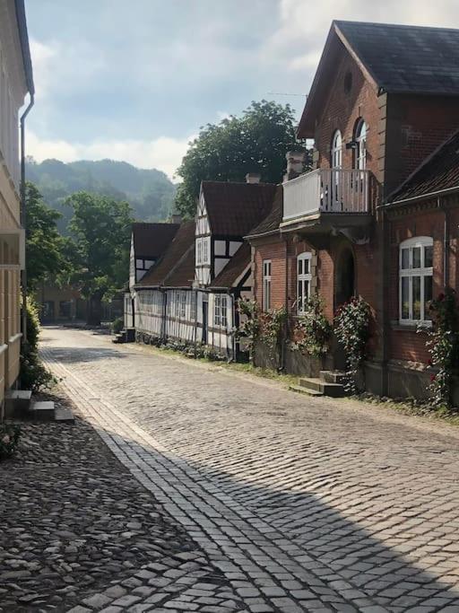 Idyllisk, Historisk Byhus Ved Fjorden I Mariager Экстерьер фото